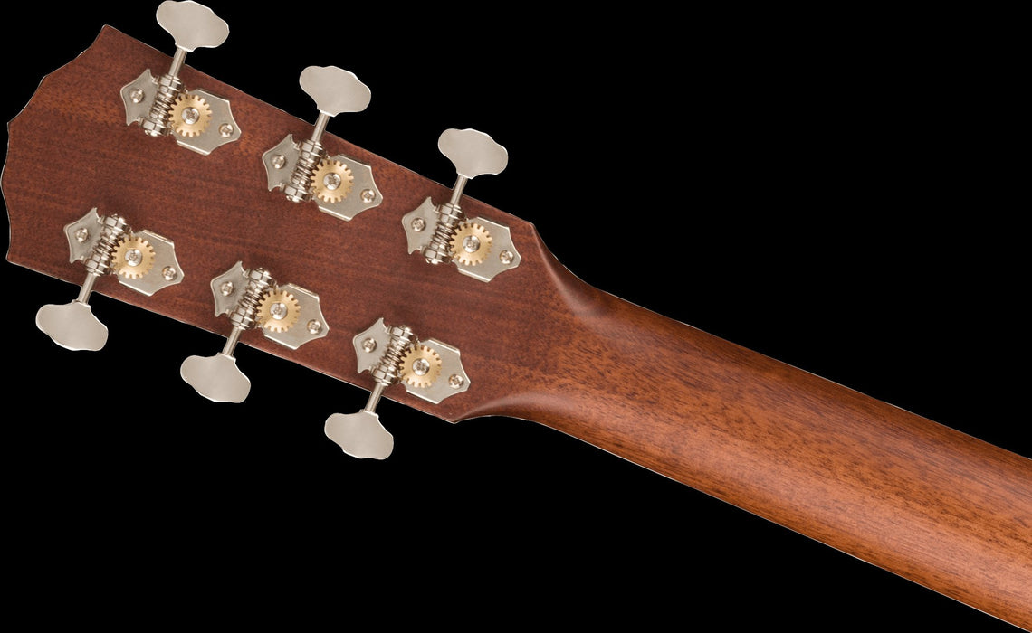 Fender PO-220E Orchestra, Ovangkol Fingerboard, 3-Tone Vintage Sunburst Acoustic Guitars