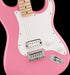 Squier Sonic Stratocaster HT H Maple Fingerboard White Pickguard Flash Pink