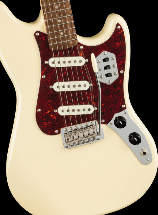 Squier Paranormal Cyclone Laurel Fingerboard Tortoiseshell Pickguard Pearl White