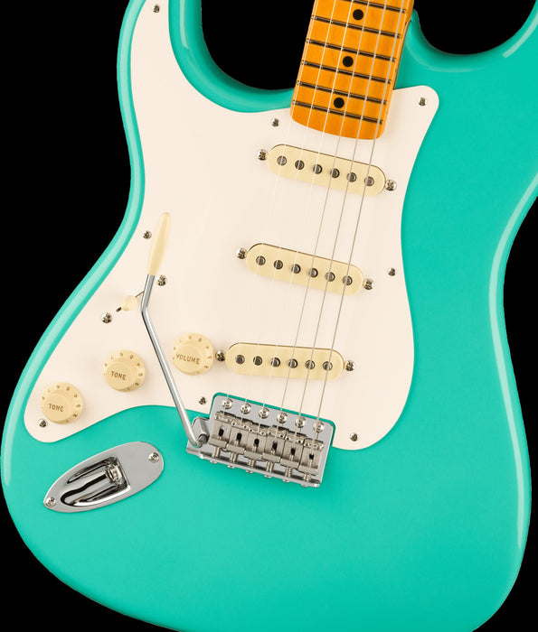 Fender American Vintage II 1957 Stratocaster Left-Hand Maple Fingerboard Sea Foam Green Electric Guitar