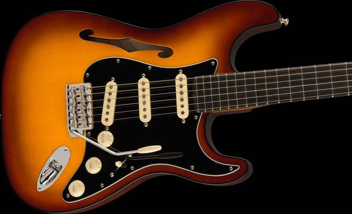 Fender Limited Edition Suona Stratocaster® Thinline, Ebony Fingerboard, Violin Burst