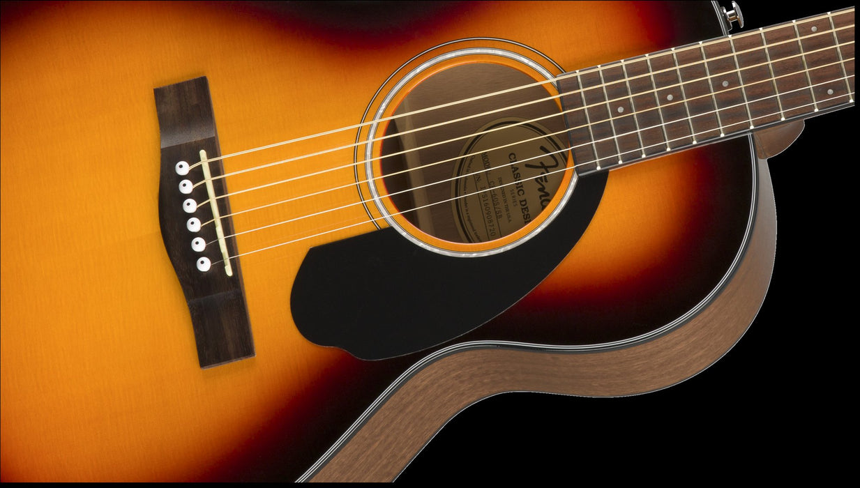 Fender CP-60S Parlor Acoustic Guitar - Sunburst