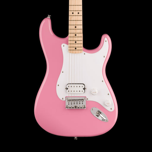 Squier Sonic Stratocaster HT H Maple Fingerboard White Pickguard Flash Pink