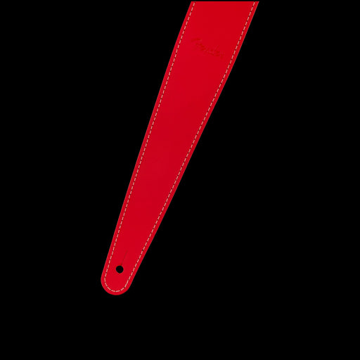 Fender 2" Essentials Leather Strap, Red