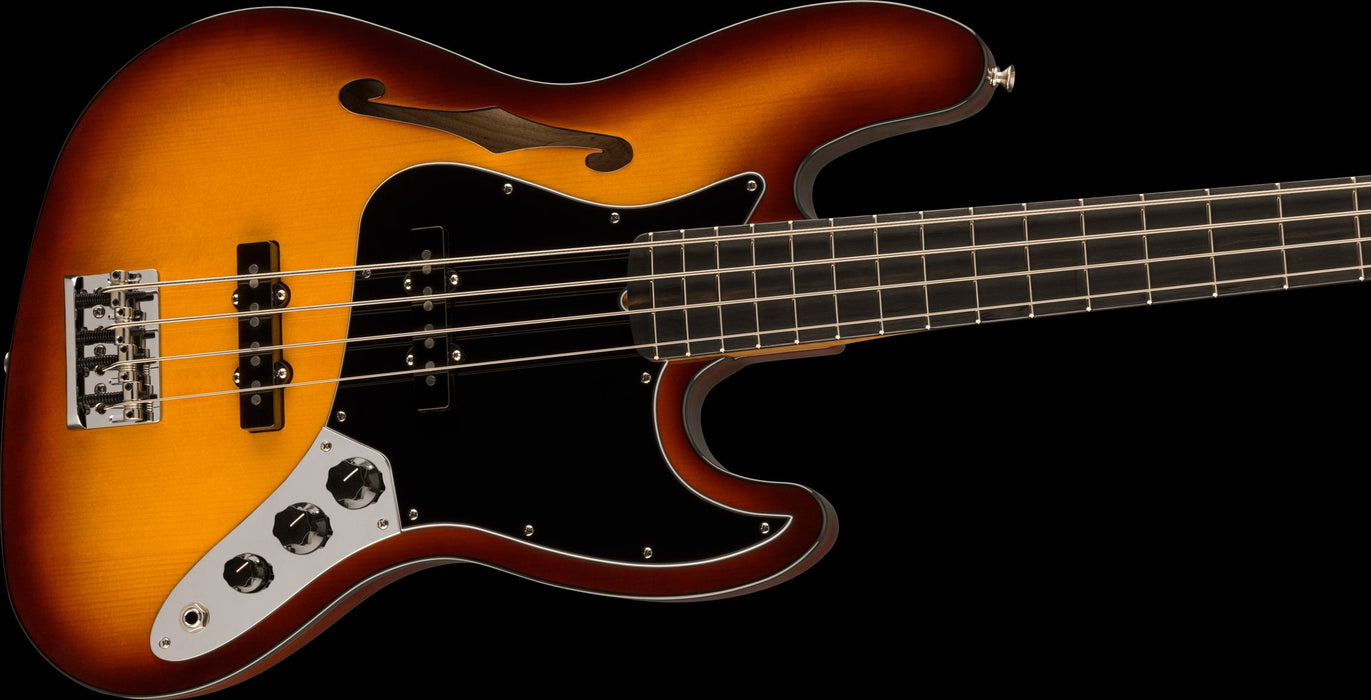 Fender Limited Edition Suona Jazz Bass® Thinline, Ebony Fingerboard, Violin Burst