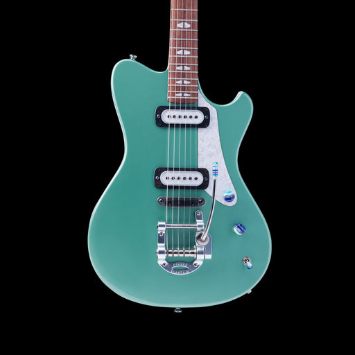 Powers Electric A-Type Artesian Turquoise With Softshell Case