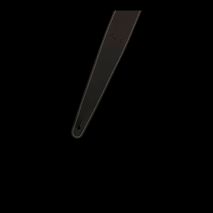 Fender 2" Essentials Leather Strap, Black