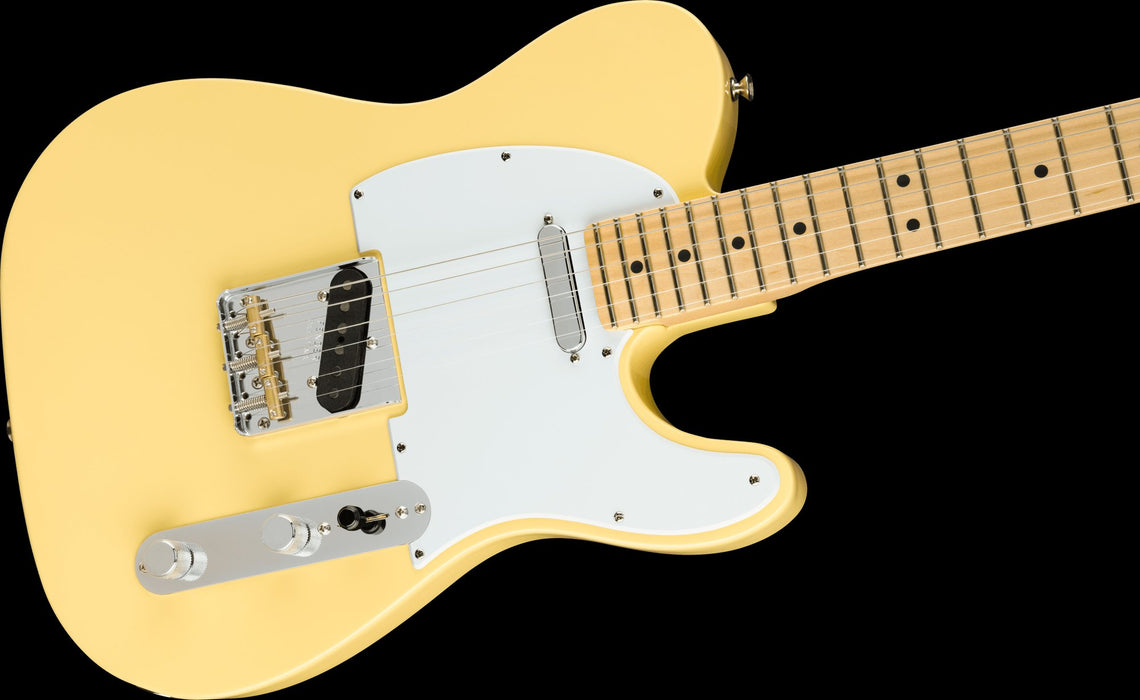 Fender American Performer Telecaster Maple Fingerboard Vintage White Electric Guitar