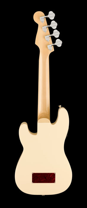 Fender Fullerton Precision Bass® Uke, Walnut Fingerboard, Tortoiseshell Pickguard, Olympic White