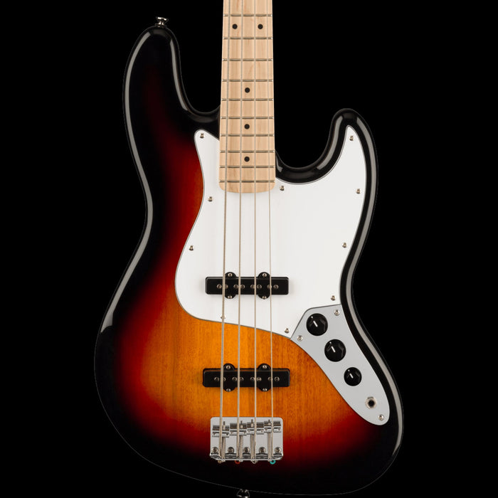 Squier Affinity Series Jazz Bass Maple Fingerboard White Pickguard 3-Color Sunburst