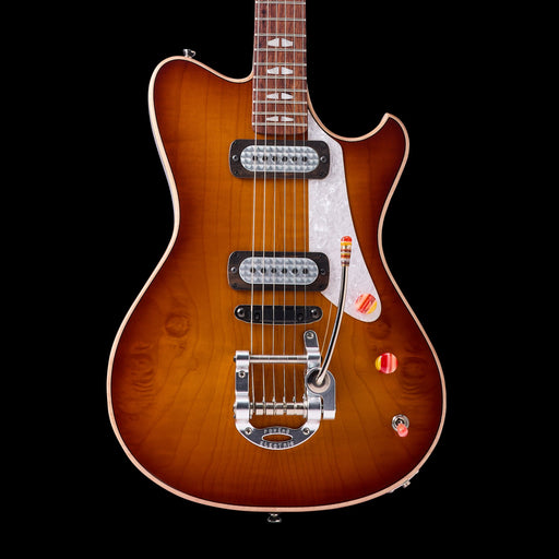 Powers Electric A-Type Select  Wild Honey Burst With Softshell Case