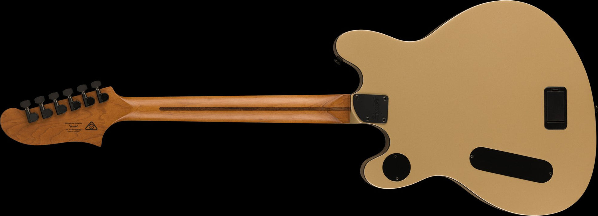 Squier Contemporary Active Starcaster®, Roasted Maple Fingerboard, Shoreline Gold Electric Guitars