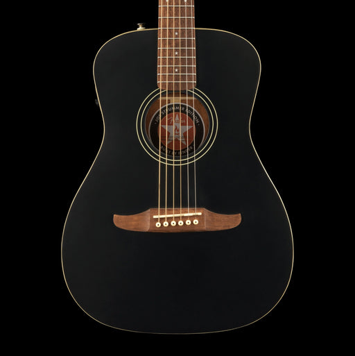 Fender Joe Strummer Campfire Matte Black Walnut Fingerboard Acoustic Electric Guitar