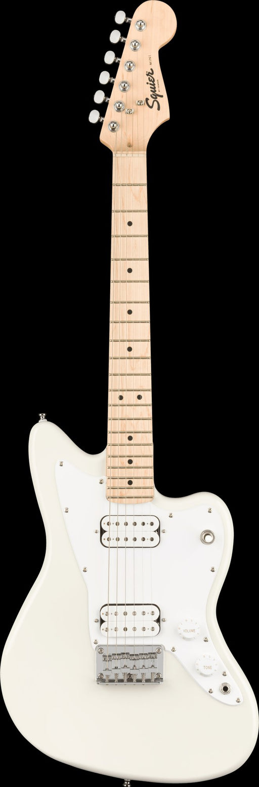 Squier Mini Jazzmaster HH Maple Fingerboard Olympic White Electric Guitar