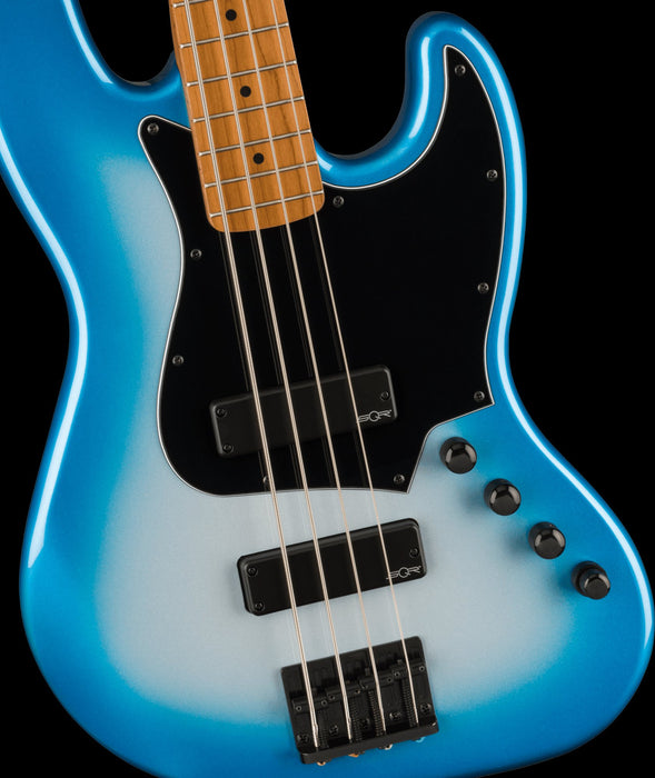 Squier Contemporary Active Jazz Bass® HH, Roasted Maple Fingerboard, Black Pickguard, Sky Burst Metallic Bass Guitars