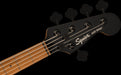Squier Contemporary Active Jazz Bass® HH V, Roasted Maple Fingerboard, Black Pickguard, Gunmetal Metallic Bass Guitars
