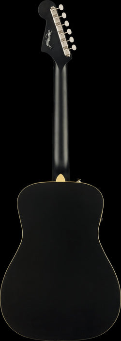Fender Joe Strummer Campfire Matte Black Walnut Fingerboard Acoustic Electric Guitar