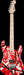 EVH Striped Series Red with Black Stripes Electric Guitar