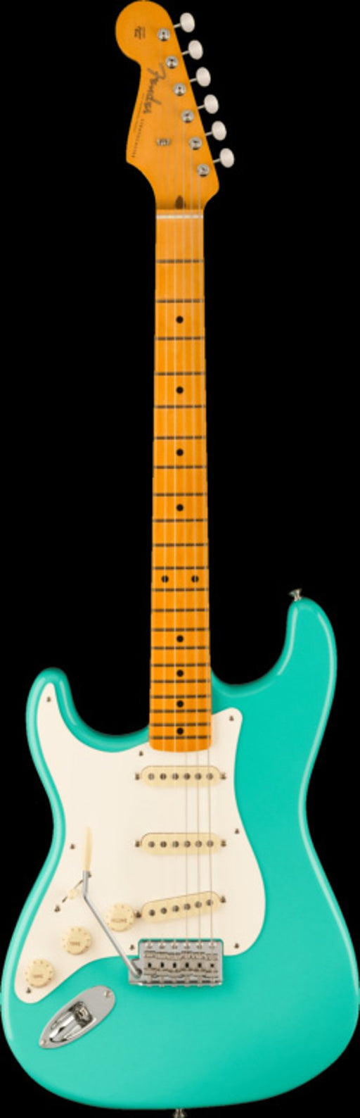 Fender American Vintage II 1957 Stratocaster Left-Hand Maple Fingerboard Sea Foam Green Electric Guitar