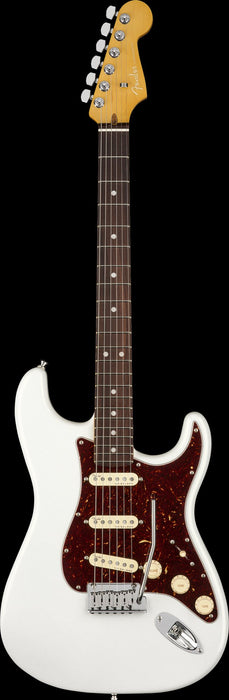 Fender American Ultra Stratocaster Rosewood Fingerboard Arctic Pearl Electric Guitar With Case