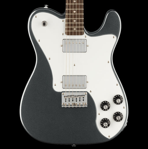 Squier Affinity Series Telecaster Deluxe Laurel Fingerboard White Pickguard Charcoal Frost Metallic