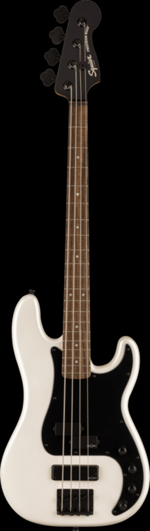 Squier Contemporary Active Precision Bass® PH, Laurel Fingerboard, Black Pickguard, Pearl White Bass Guitars
