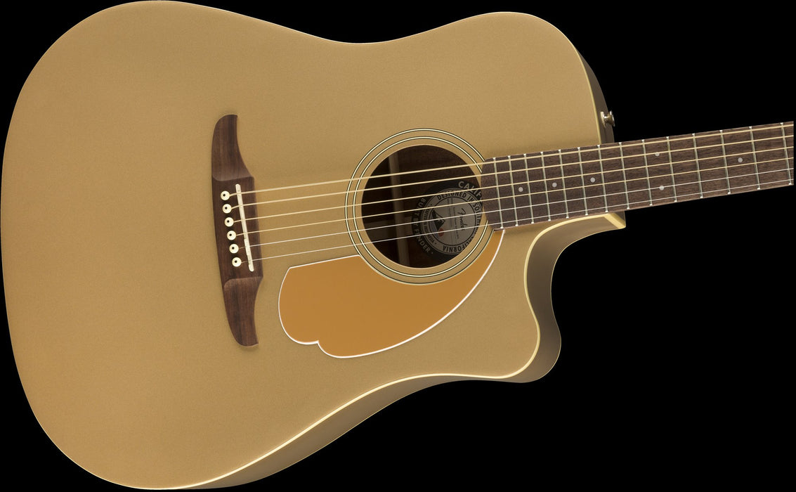 Fender Redondo Player Acoustic Electric Guitar - Bronze Satin with Bag