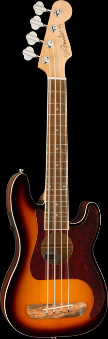 Fender Fullerton Precision Bass® Uke, Walnut Fingerboard, Tortoiseshell Pickguard, 3-Color Sunburst