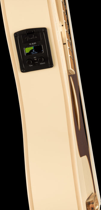 Fender Fullerton Precision Bass® Uke, Walnut Fingerboard, Tortoiseshell Pickguard, Olympic White