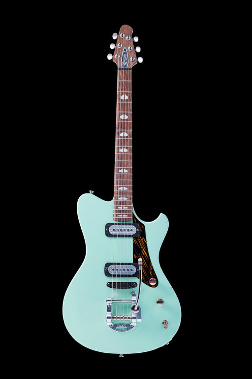 Powers Electric A-Type Mint Green With Softshell Case