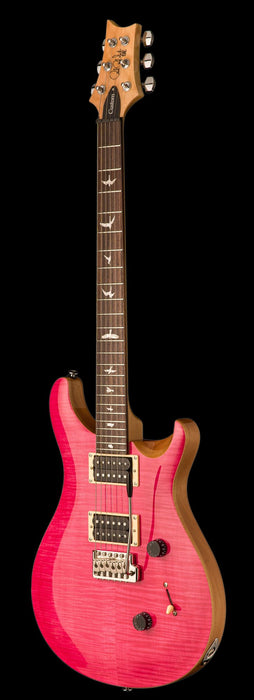 PRS SE Custom 24 Bonnie Pink / Natural Back Electric Guitar