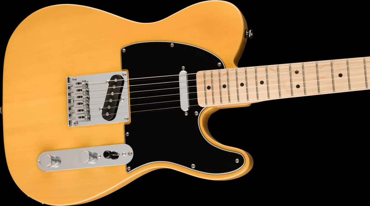Squier Affinity Series Telecaster Maple Fingerboard Black Pickguard Butterscotch Blonde