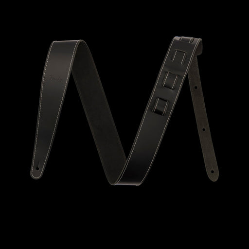 Fender 2" Essentials Leather Strap, Black