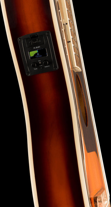 Fender Fullerton Precision Bass® Uke, Walnut Fingerboard, Tortoiseshell Pickguard, 3-Color Sunburst