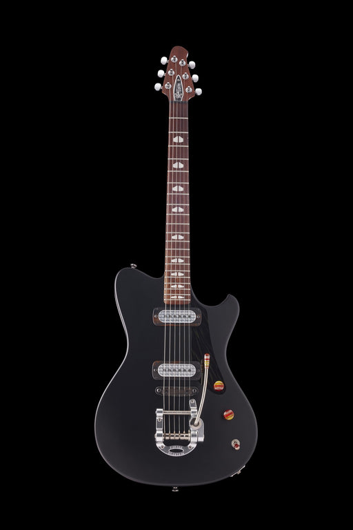 Powers Electric A-Type Satin Black With Softshell Case