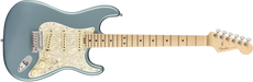 DISC - Fender American Elite Stratocaster Maple Fingerboard - Satin Ice Blue Metallic With Case