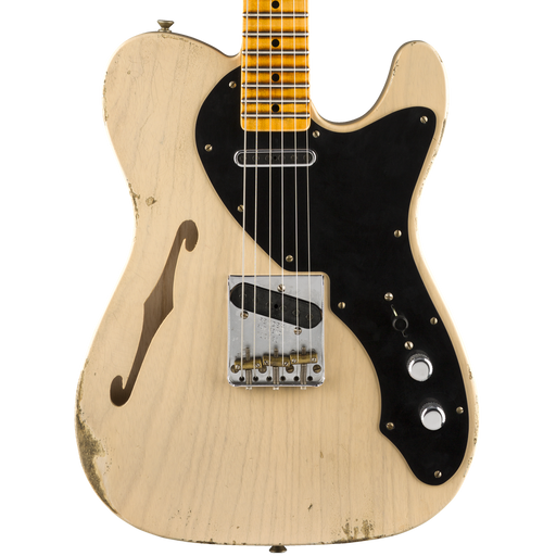 Fender Custom Shop Limited Edition Loaded Thinline Nocaster Relic Aged Dirty White Blonde With Case