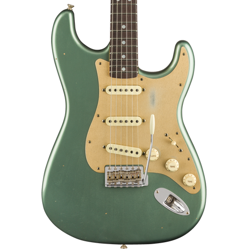 Fender Custom Shop Limited Edition Big Head Stratocaster Journeyman Relic Aged Sherwood Green Metallic Electric Guitar