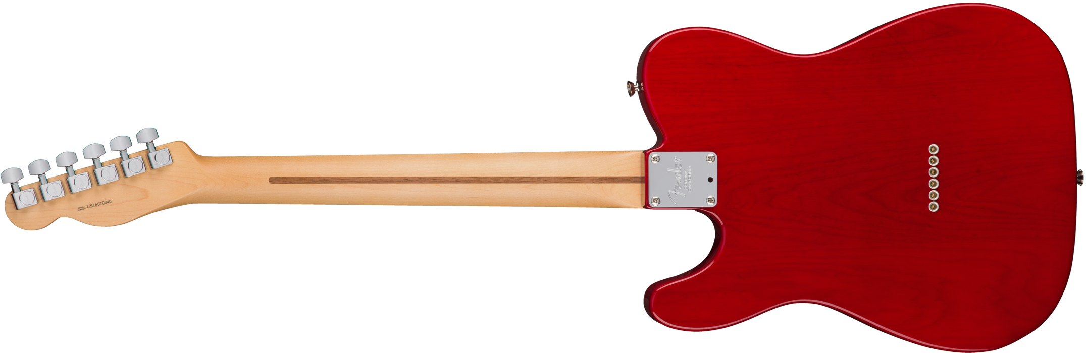 DISC - Fender American Professional Telecaster Guitar Crimson Red Transparent/Rosewood