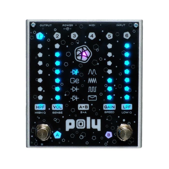 Poly Effects Josh Smith Flat V Overdrive/Distortion Pedal