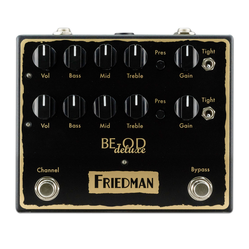 Friedman BE-OD Deluxe Dual Overdrive Guitar Effect Pedal