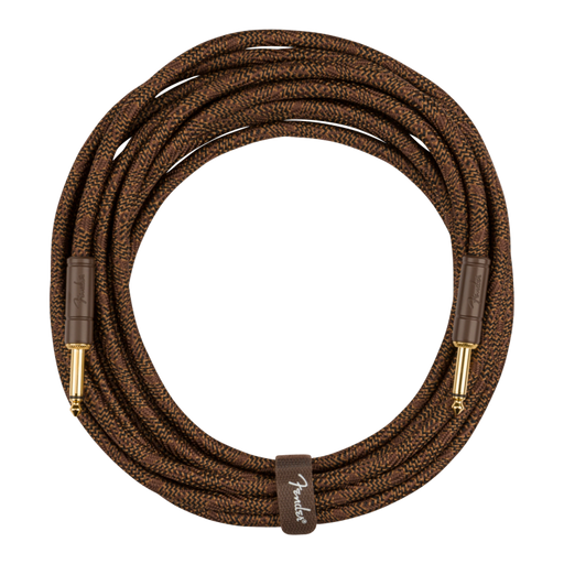 Fender Paramount 18.6' Acoustic Instrument Cable, Brown Cables