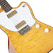 Harmony Limited Edition Silhouette Flame Maple Top Vintage Natural Electric Guitar