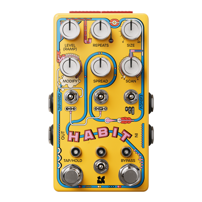 Chase Bliss Audio Habit Delay Guitar Effect Pedal