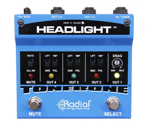 Radial Headlight 4 Output Guitar Amp Selector