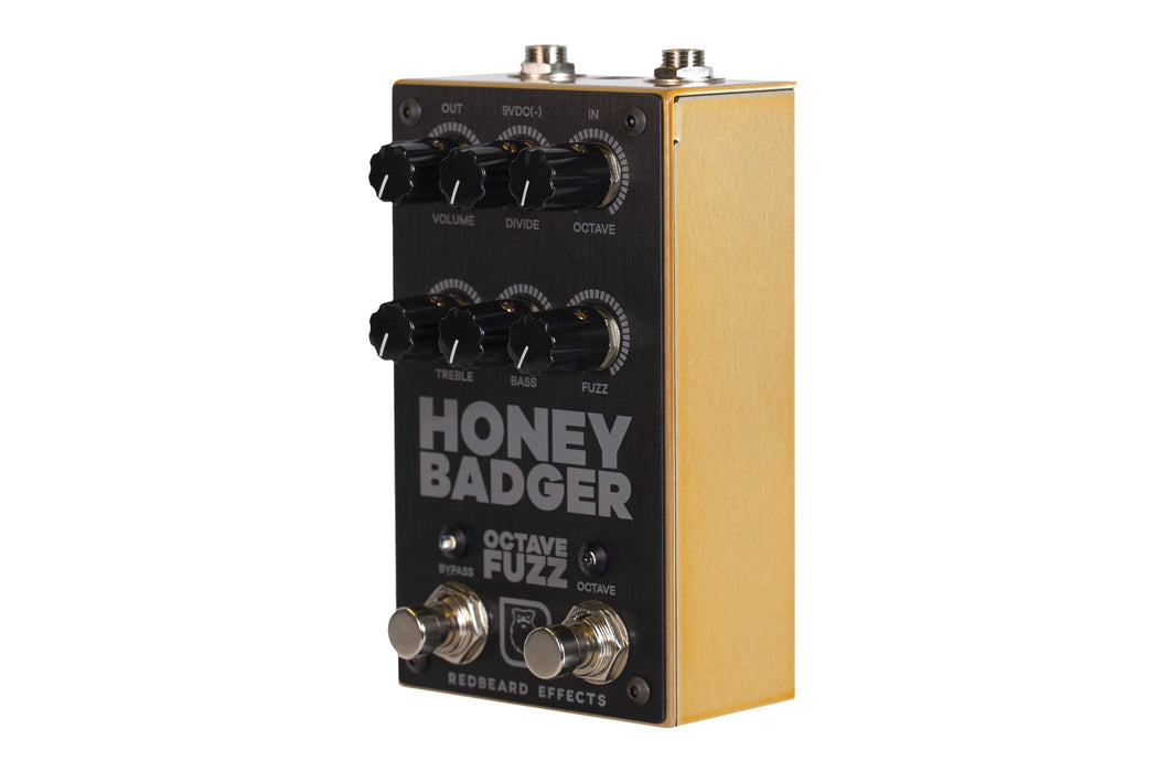 Redbeard Effects Honey Badger Octave Fuzz Guitar Effect Pedal
