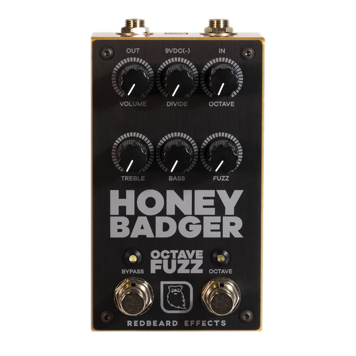 Redbeard Effects Honey Badger Octave Fuzz Guitar Effect Pedal