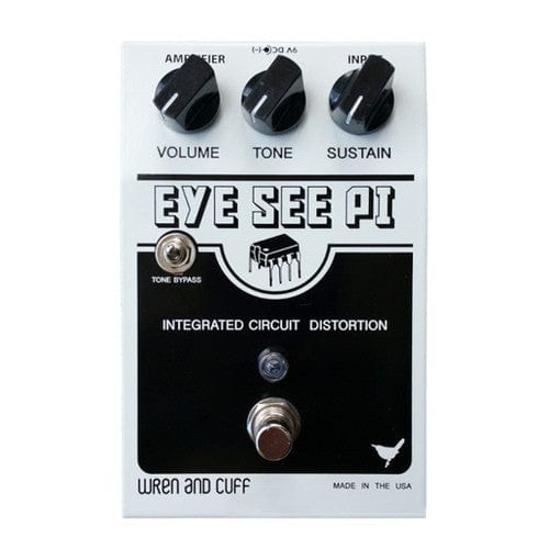 Wren and Cuff Eye See Pi Distortion Fuzz Guitar Effect Pedal