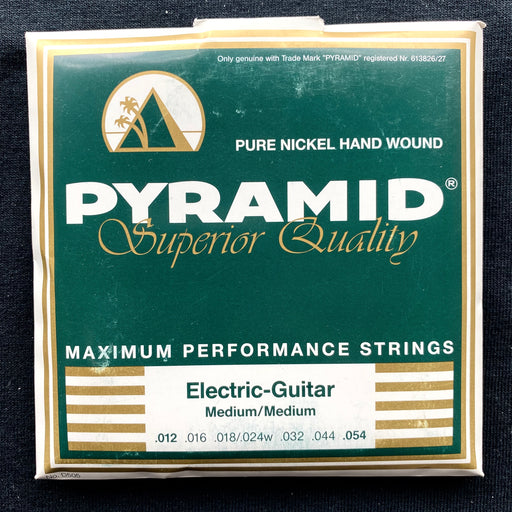 Pyramid Pure Nickel Hand Wound Medium/Medium (12-54) Electric Guitar Strings