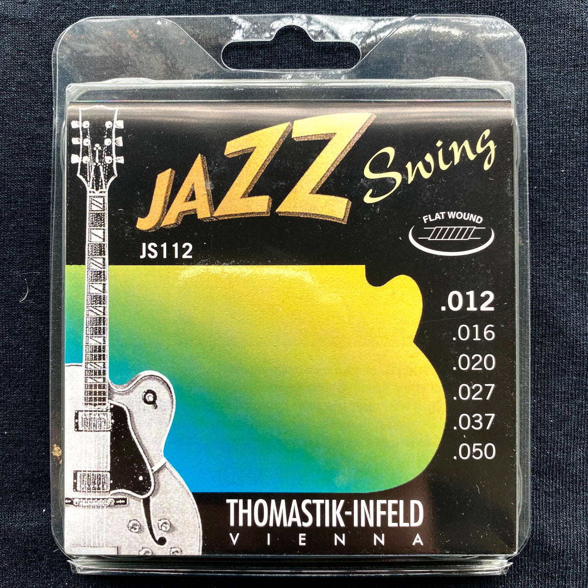 Thomastik-Infeld JS112 Jazz Swing 12-50 Gauge Flatwound Strings ...